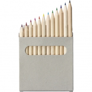 Logotrade promotional giveaway picture of: Tallin 12-piece coloured pencil set