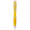 Nash ballpoint pen coloured barrel and grip, Yellow