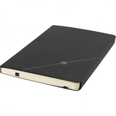 Logo trade corporate gifts image of: Revello A5 soft cover notebook