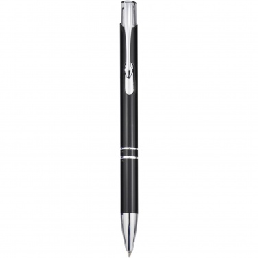 Logo trade promotional items picture of: Moneta aluminium click ballpoint pen