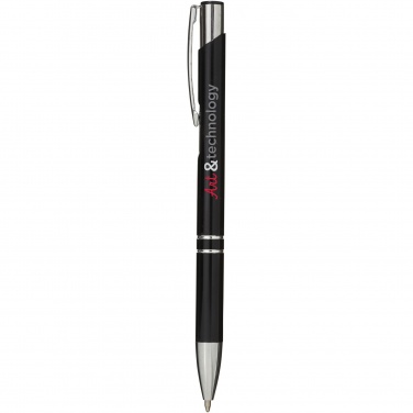 Logo trade promotional gifts image of: Moneta aluminium click ballpoint pen