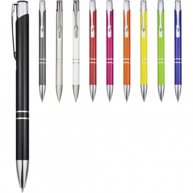 Logotrade advertising product image of: Moneta aluminium click ballpoint pen