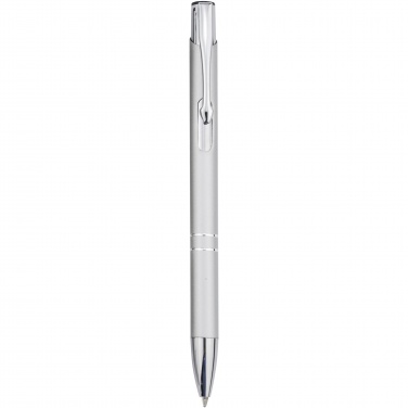 Logo trade promotional items image of: Moneta aluminium click ballpoint pen