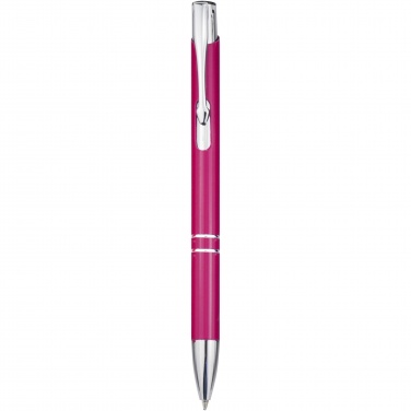 Logo trade promotional gifts image of: Moneta aluminium click ballpoint pen