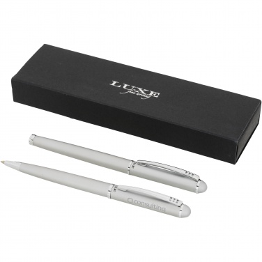 Logo trade promotional merchandise photo of: Andante duo pen gift set