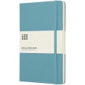 Moleskine Classic L hard cover notebook - ruled, Reef blue