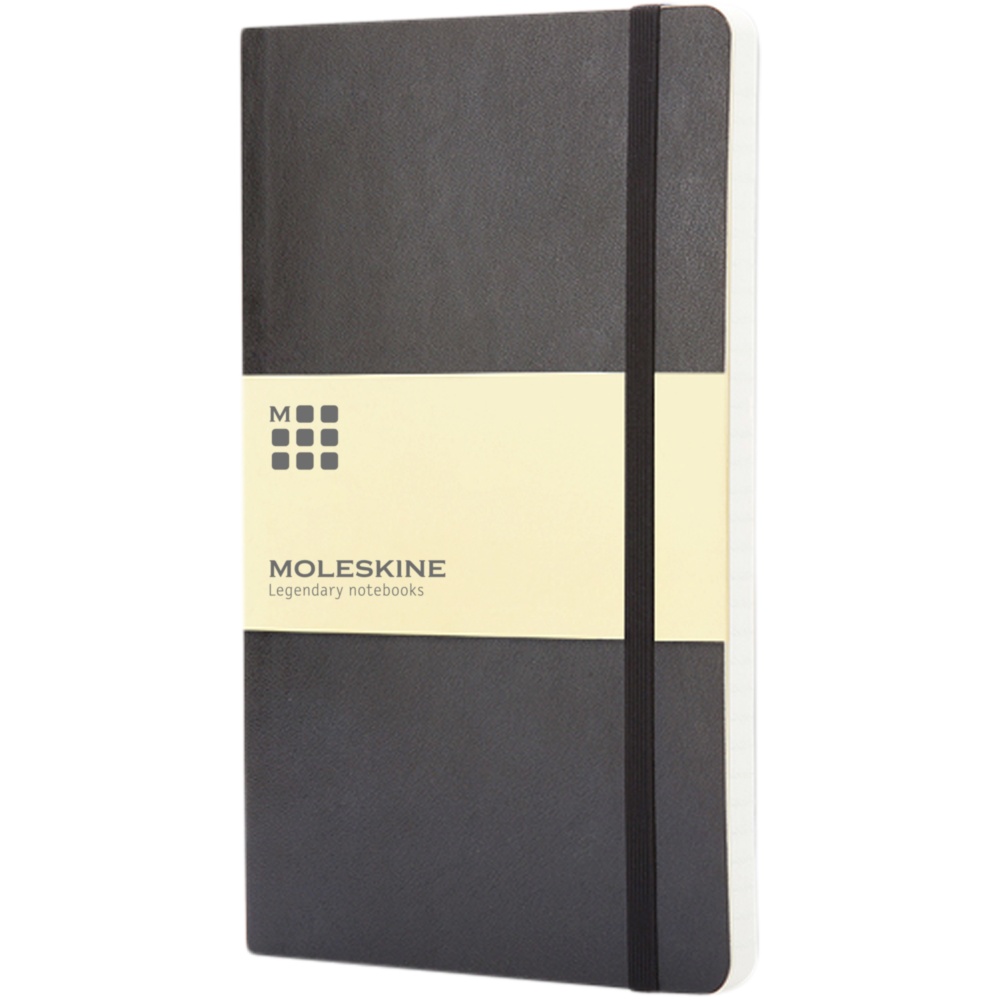 Logotrade business gift image of: Moleskine Classic L soft cover notebook - ruled