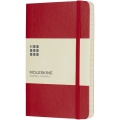 Moleskine Classic PK soft cover notebook - ruled, Scarlet red