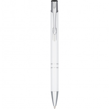 Logo trade promotional gifts picture of: Moneta anodized aluminium click ballpoint pen