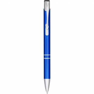 Logo trade promotional items picture of: Moneta anodized aluminium click ballpoint pen