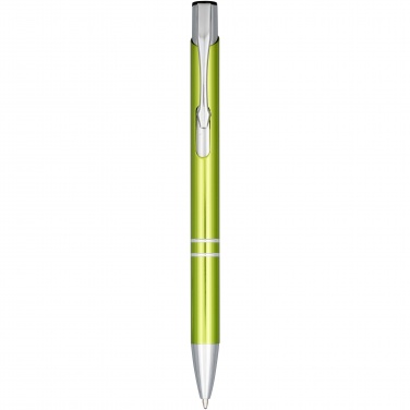 Logotrade business gift image of: Moneta anodized aluminium click ballpoint pen