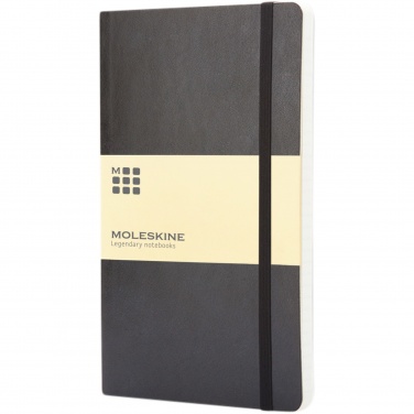 Logo trade advertising products image of: Moleskine Classic L soft cover notebook - squared