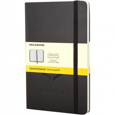 Logo trade promotional giveaway photo of: Moleskine Classic PK hard cover notebook - squared