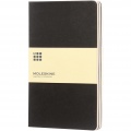 Moleskine Cahier Journal L - squared, Solid black