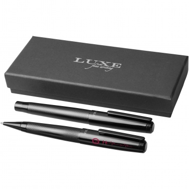 Logo trade promotional item photo of: Gloss duo pen gift set