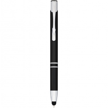 Logotrade promotional item picture of: Moneta anodized aluminium click stylus ballpoint pen