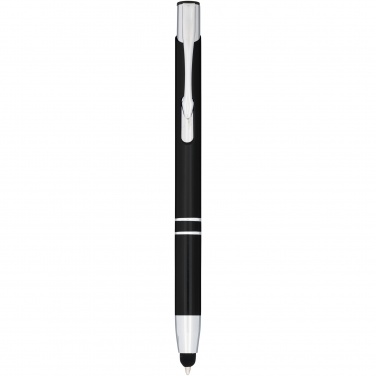 Logotrade promotional gift picture of: Moneta anodized aluminium click stylus ballpoint pen