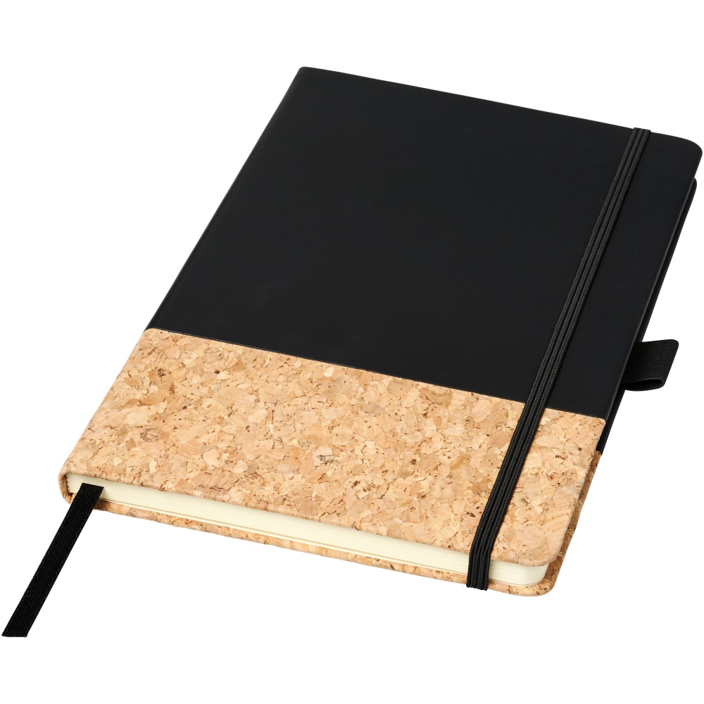 Logotrade promotional product picture of: Evora A5 cork thermo PU notebook