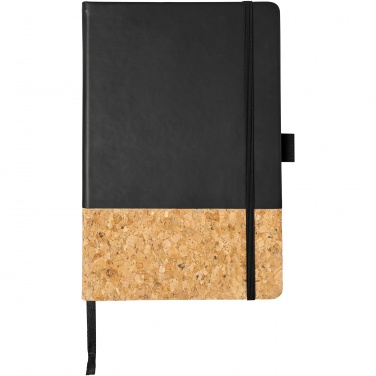 Logo trade corporate gifts image of: Evora A5 cork thermo PU notebook