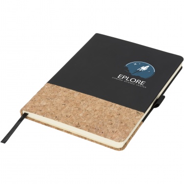 Logo trade promotional gift photo of: Evora A5 cork thermo PU notebook