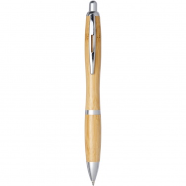 Logo trade advertising products picture of: Nash bamboo ballpoint pen