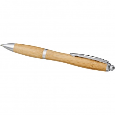 Logo trade advertising product photo of: Nash bamboo ballpoint pen