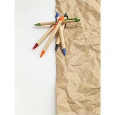 Logo trade promotional product photo of: Berk recycled carton and corn plastic ballpoint pen