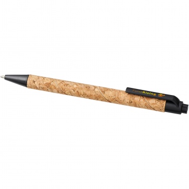 Logotrade promotional products photo of: Midar cork and wheat straw ballpoint pen