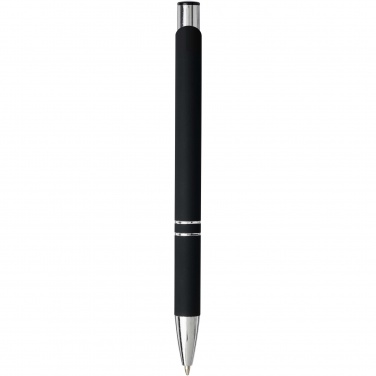 Logo trade promotional items picture of: Moneta soft touch ballpoint pen