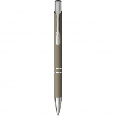 Logo trade promotional merchandise picture of: Moneta soft touch ballpoint pen