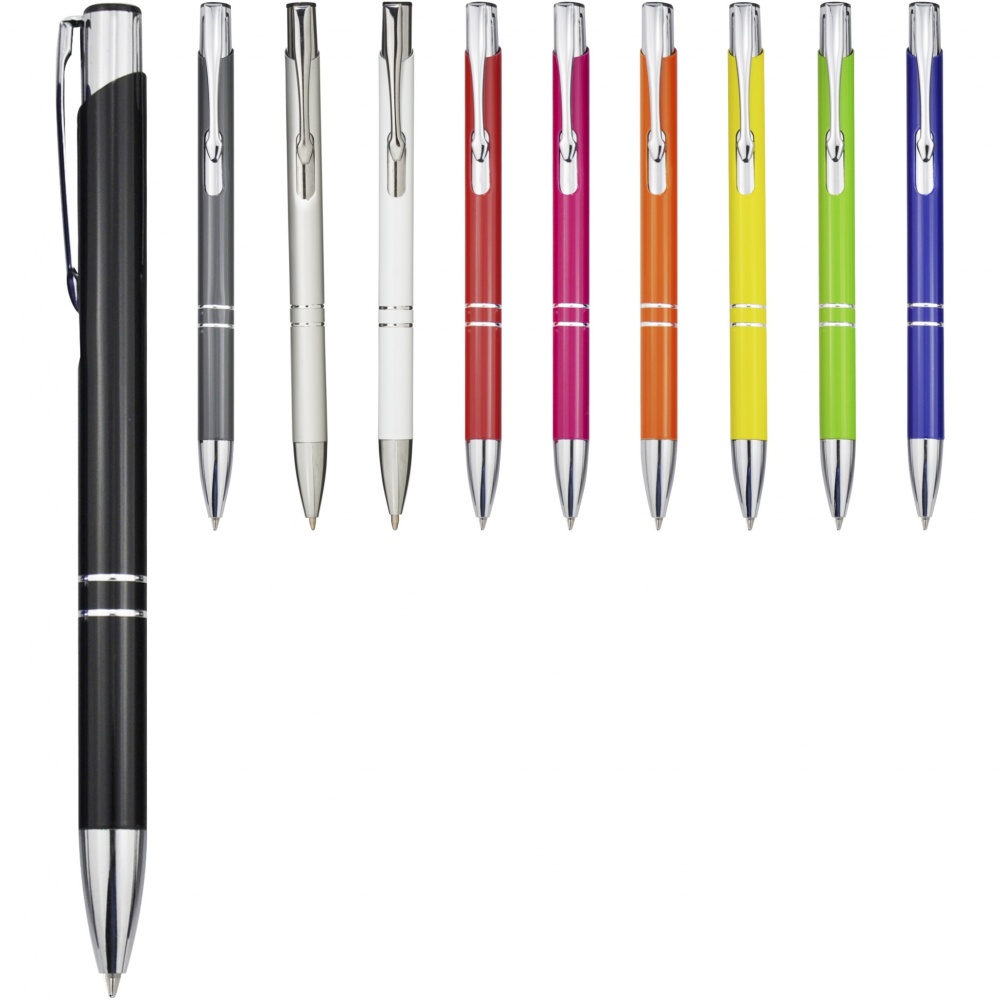 Logotrade promotional product image of: Moneta aluminium click ballpoint pen