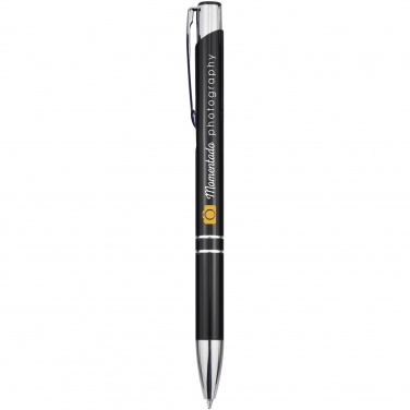 Logotrade promotional merchandise photo of: Moneta aluminium click ballpoint pen