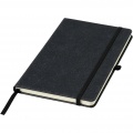 Atlana leather pieces notebook, Solid black