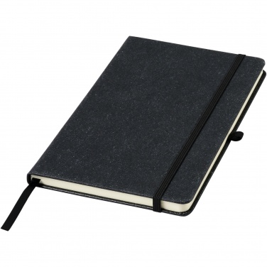 Logo trade promotional products picture of: Atlana leather pieces notebook