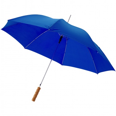 Logo trade promotional merchandise picture of: Lisa 23" auto open umbrella with wooden handle