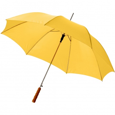 Logo trade promotional product photo of: Lisa 23" auto open umbrella with wooden handle