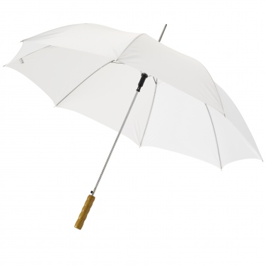 Logo trade corporate gifts picture of: Lisa 23" auto open umbrella with wooden handle