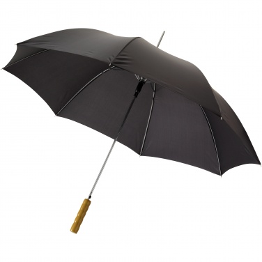 Logotrade promotional product image of: Lisa 23" auto open umbrella with wooden handle