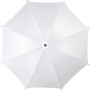 Logo trade promotional products image of: Kyle 23" auto open umbrella wooden shaft and handle