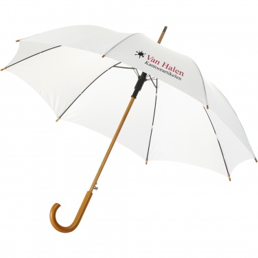 Logotrade promotional merchandise photo of: Kyle 23" auto open umbrella wooden shaft and handle