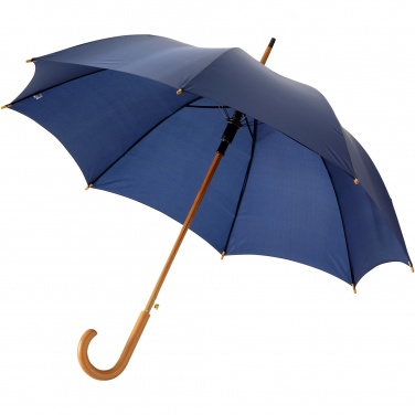 Logotrade promotional merchandise photo of: Kyle 23" auto open umbrella wooden shaft and handle