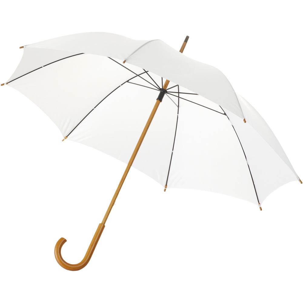 Logo trade promotional merchandise photo of: Jova 23" umbrella with wooden shaft and handle