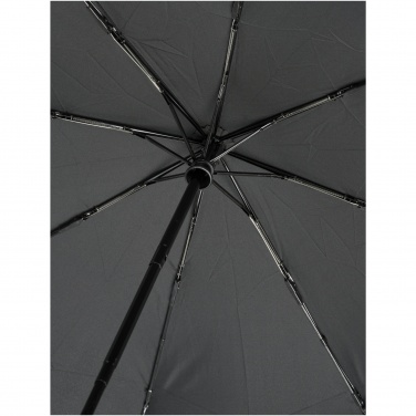 Logo trade promotional giveaways image of: Bo 21" foldable auto open/close recycled PET umbrella