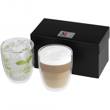 Logo trade promotional merchandise image of: Boda 2-piece glass set