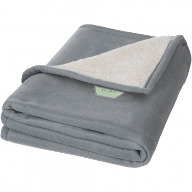 Logo trade promotional products picture of: Springwood soft fleece and sherpa plaid blanket