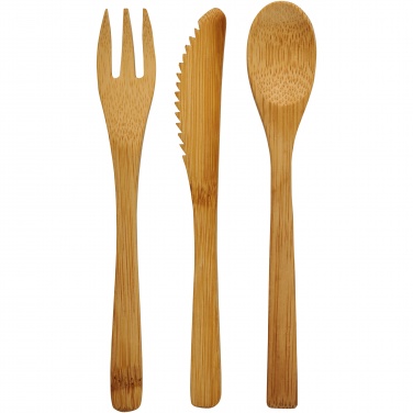 Logotrade promotional product picture of: Celuk bamboo cutlery set