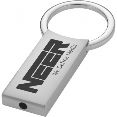 Logo trade promotional merchandise image of: Omar rectangular keychain