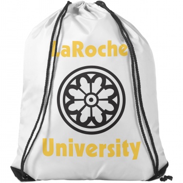 Logo trade promotional merchandise picture of: Oriole premium drawstring bag 5L