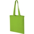 Carolina 100 g/m² cotton tote bag 7L, Lime