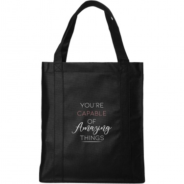 Logo trade business gifts image of: Liberty bottom board non-woven tote bag 29L